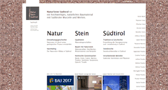 Desktop Screenshot of naturstein-suedtirol.it
