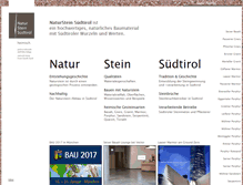Tablet Screenshot of naturstein-suedtirol.it